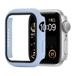 Ốp bảo vệ chống sốc PC + kính cường lực kèm hộp carton cho Apple Watch 44mm (Màu cam), dành cho Apple Watch Series 6 / 5 / 4 / Watch SE 40mm, dành cho Apple Watch Series 3 & 2 & 1 38mm
