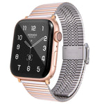 Dây đồng hồ thay thế bằng thép nhiều baht cho Apple Watch Series, 7 45mm / 6 & SE & 5 & 4 44mm / 3 & 2 & 1 42mm, 7 41mm / 6 & SE & 5 & 4 40mm / 3 & 2 & 1 38mm