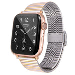 Dây đồng hồ thay thế bằng thép nhiều baht cho Apple Watch Series, 7 45mm / 6 & SE & 5 & 4 44mm / 3 & 2 & 1 42mm, 7 41mm / 6 & SE & 5 & 4 40mm / 3 & 2 & 1 38mm
