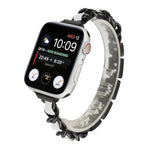 Dây đồng hồ thay thế kim loại một hàng cho Apple Watch Series, 7 41mm / 6 & SE & 5 & 4 40mm / 3 & 2 & 1 38mm, 7 45mm / 6 & SE & 5 & 4 44mm / 3 & 2 & 1 42mm