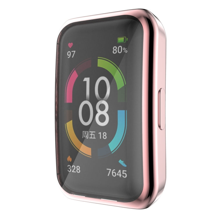 Full Coverage TPU Electroplating Protective Case Cover, For Huawei Band 6 / 6 Pro / Honor Band 6