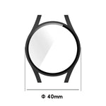 Ốp bảo vệ PC kèm kính cường lực, dành cho Samsung Galaxy Watch4 40mm, Samsung Galaxy Watch4 44mm