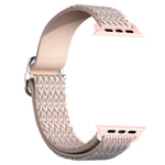 Dây đồng hồ thay thế co giãn họa tiết hình thoi có thể điều chỉnh cho Apple Watch Series, 7 41mm / 6 & SE & 5 & 4 40mm / 3 & 2 & 1 38mm, 7 45mm / 6 & SE & 5 & 4 44mm / 3 & 2 & 1 42mm