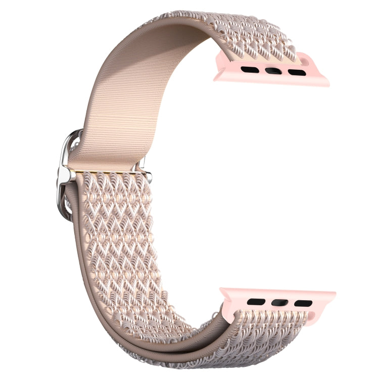 Dây đồng hồ thay thế co giãn họa tiết hình thoi có thể điều chỉnh cho Apple Watch Series, 7 41mm / 6 & SE & 5 & 4 40mm / 3 & 2 & 1 38mm, 7 45mm / 6 & SE & 5 & 4 44mm / 3 & 2 & 1 42mm