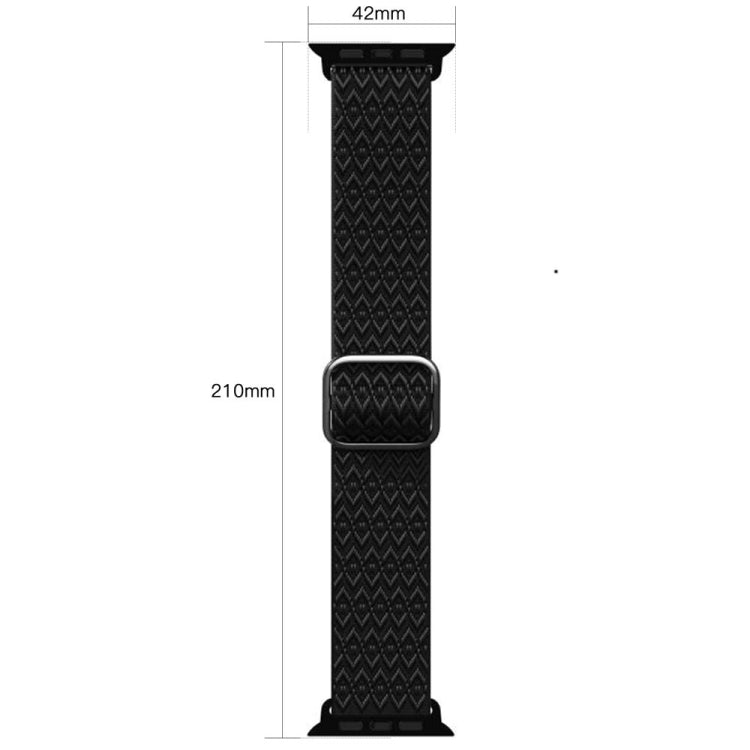 Dây đồng hồ thay thế co giãn họa tiết hình thoi có thể điều chỉnh cho Apple Watch Series, 7 41mm / 6 & SE & 5 & 4 40mm / 3 & 2 & 1 38mm, 7 45mm / 6 & SE & 5 & 4 44mm / 3 & 2 & 1 42mm
