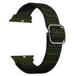 Dây đồng hồ thay thế co giãn họa tiết hình thoi có thể điều chỉnh cho Apple Watch Series, 7 41mm / 6 & SE & 5 & 4 40mm / 3 & 2 & 1 38mm, 7 45mm / 6 & SE & 5 & 4 44mm / 3 & 2 & 1 42mm