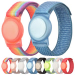 Dây đeo vòng tay nylon chống trầy xước, chống sốc, vỏ bảo vệ TPU cho AirTag