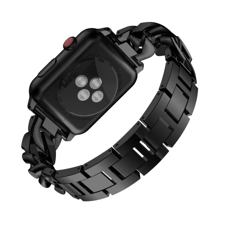 Dây đồng hồ hợp kim kim cương denim một hàng, Dành cho Apple Watch Series 8&7 41mm / SE 2&6&SE&5&4 40mm / 3&2&1 38mm, Dành cho Apple Watch Series 8&7 45mm / SE 2&6&SE&5&4 44mm / 3&2&1 42mm