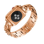 Dây đồng hồ hợp kim kim cương denim một hàng, Dành cho Apple Watch Series 8&7 41mm / SE 2&6&SE&5&4 40mm / 3&2&1 38mm, Dành cho Apple Watch Series 8&7 45mm / SE 2&6&SE&5&4 44mm / 3&2&1 42mm