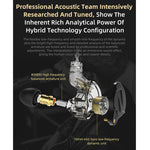 Tai nghe có dây KZ ZSN Pro X vòng sắt hybrid kim loại, Phiên bản tiêu chuẩn ZSN Pro X (Đen), Phiên bản tiêu chuẩn ZSN Pro X (Vàng), Phiên bản có mic ZSN Pro X (Đen), Phiên bản có mic ZSN Pro X (Vàng)