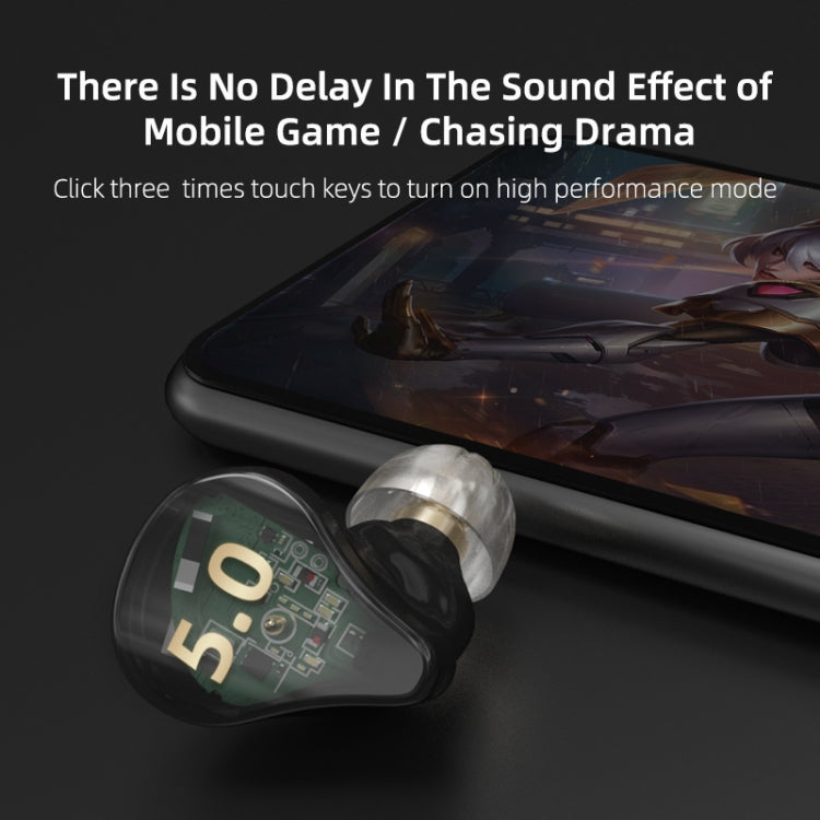 Tai nghe Bluetooth TWS KZ SA08 không dây 4 driver 5BA cân bằng armature, SA08
