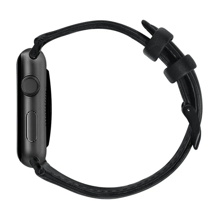 Dây đồng hồ da thật phủ sáp dầu, Dành cho Apple Watch Series 8&7 41mm / SE 2&6&SE&5&4 40mm / 3&2&1 38mm, Dành cho Apple Watch Series 7 41mm / 6 & SE & 5 & 4 40mm / 3 & 2 & 1 38mm