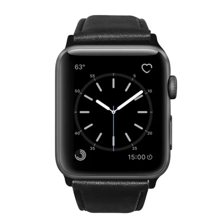 Dây đồng hồ da thật phủ sáp dầu, Dành cho Apple Watch Series 8&7 41mm / SE 2&6&SE&5&4 40mm / 3&2&1 38mm, Dành cho Apple Watch Series 7 41mm / 6 & SE & 5 & 4 40mm / 3 & 2 & 1 38mm