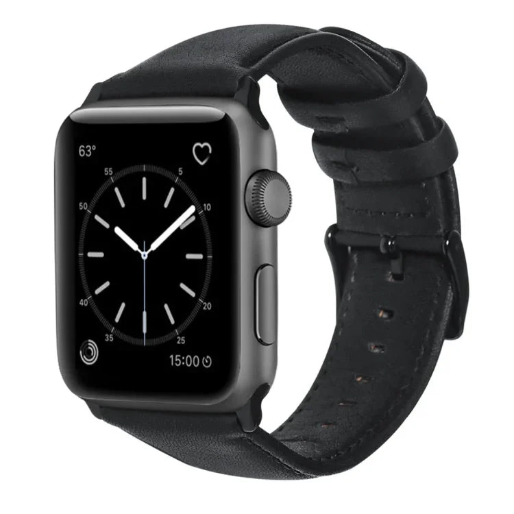Dây đồng hồ da thật phủ sáp dầu, Dành cho Apple Watch Series 8&7 41mm / SE 2&6&SE&5&4 40mm / 3&2&1 38mm, Dành cho Apple Watch Series 7 41mm / 6 & SE & 5 & 4 40mm / 3 & 2 & 1 38mm