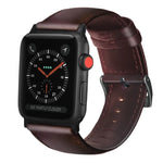 Dây đồng hồ da thật phủ sáp dầu, Dành cho Apple Watch Series 8&7 41mm / SE 2&6&SE&5&4 40mm / 3&2&1 38mm, Dành cho Apple Watch Series 7 41mm / 6 & SE & 5 & 4 40mm / 3 & 2 & 1 38mm