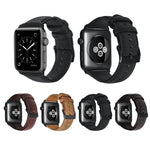 Dây đồng hồ da thật phủ sáp dầu, Dành cho Apple Watch Series 8&7 41mm / SE 2&6&SE&5&4 40mm / 3&2&1 38mm, Dành cho Apple Watch Series 7 41mm / 6 & SE & 5 & 4 40mm / 3 & 2 & 1 38mm