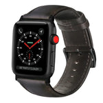 Dây đồng hồ da thật phủ sáp dầu, Dành cho Apple Watch Series 8&7 41mm / SE 2&6&SE&5&4 40mm / 3&2&1 38mm, Dành cho Apple Watch Series 7 41mm / 6 & SE & 5 & 4 40mm / 3 & 2 & 1 38mm