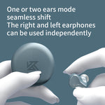 Tai nghe thể thao không dây Bluetooth 5.2 công nghệ hybrid 1DD+1BA