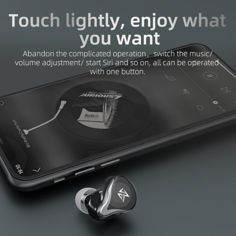 Tai nghe TWS thể thao không dây Bluetooth 5.2 chống ồn công nghệ hybrid 1DD+1BA KZ Z3