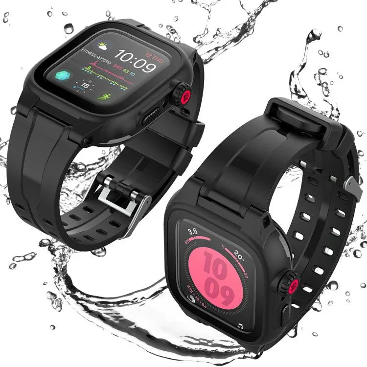 Bộ bảo vệ màn hình chống nước IP68 RedPepper + Dây đồng hồ + Ốp bảo vệ, Dành cho Apple Watch Series 6 / 5 / 4 / Watch SE 44mm