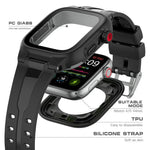 Bộ bảo vệ màn hình chống nước IP68 RedPepper + Dây đồng hồ + Ốp bảo vệ, Dành cho Apple Watch Series 6 / 5 / 4 / Watch SE 44mm