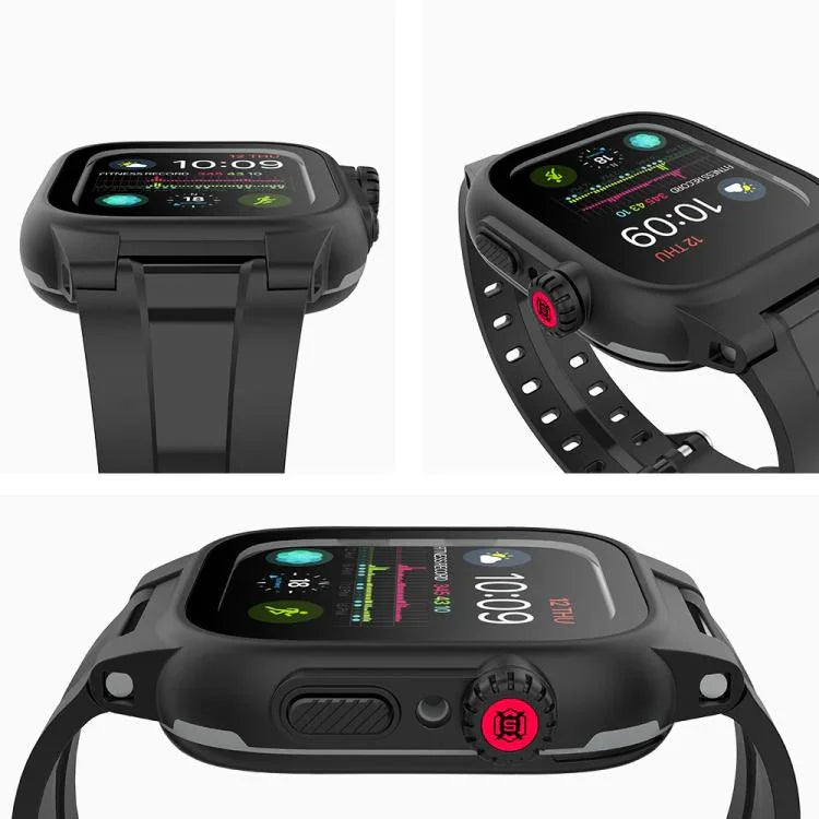 Bộ bảo vệ màn hình chống nước IP68 RedPepper + Dây đồng hồ + Ốp bảo vệ, Dành cho Apple Watch Series 6 / 5 / 4 / Watch SE 44mm