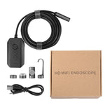 Camera nội soi kỹ thuật số công nghiệp Y17 5MP 12mm ống kính kép HD tự động lấy nét WiFi, cáp cứng 1m, 3.5m, 5m, 10m