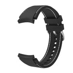 Dây đeo thay thế may viền silicone, dành cho Samsung Galaxy Watch4 / Watch4 Classic