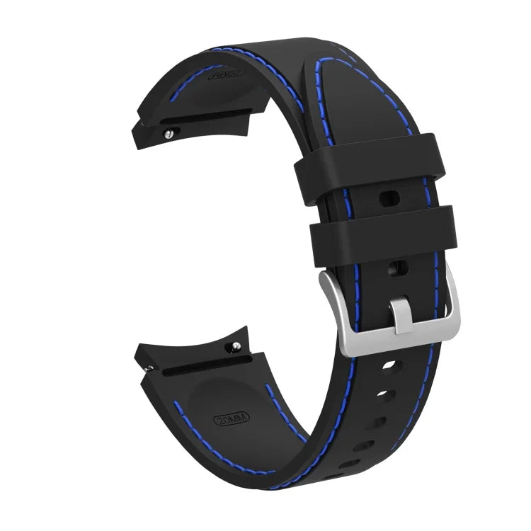 Dây đeo thay thế may viền silicone, dành cho Samsung Galaxy Watch4 / Watch4 Classic