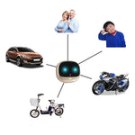 ReachFar RF-V47 IP67 Bộ Định Vị GPS Mini Đa Chức Năng Cho Thú Cưng Có Đèn LED & Kẹp Sau