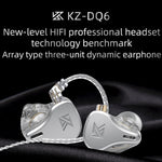 Tai nghe có dây KZ DQ6 3 driver Dynamic HiFi, không mic, có mic