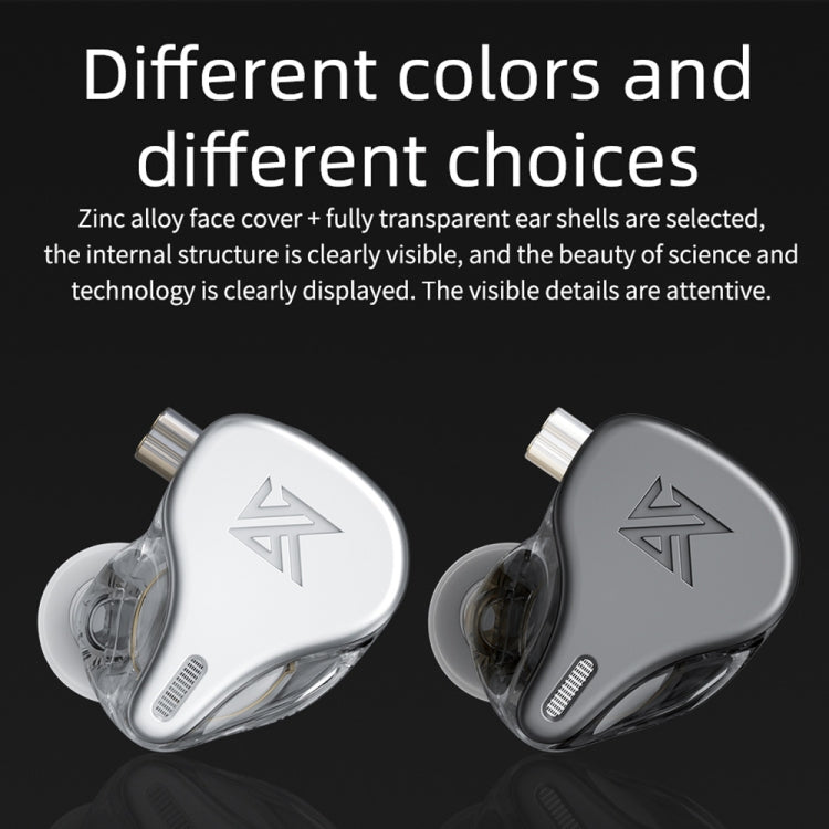 Tai nghe có dây KZ DQ6 3 driver Dynamic HiFi, không mic, có mic