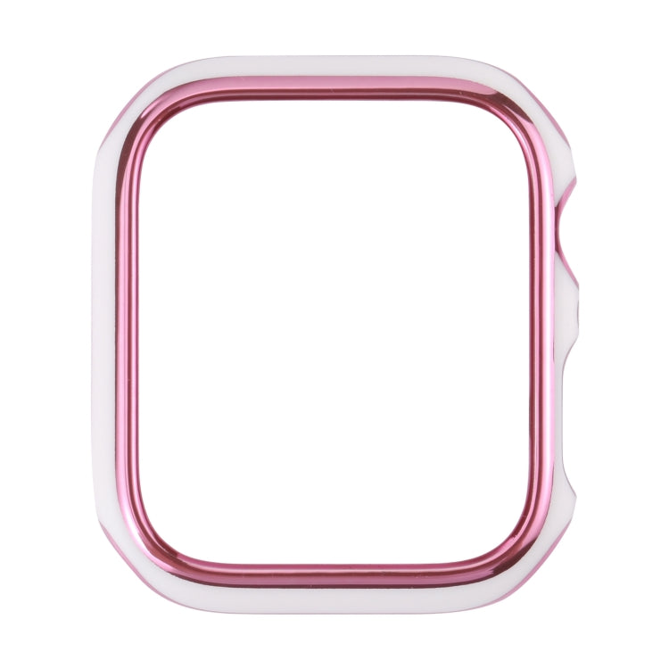 Ốp bảo vệ đồng hồ PC mạ điện hai màu, Dành cho Apple Watch Series 6 / 5 / 4 / Watch SE 44mm, Dành cho Apple Watch Series 3 & 2 & 1 42mm, Dành cho Apple Watch Series 6 / 5 / 4 / Watch SE 40mm