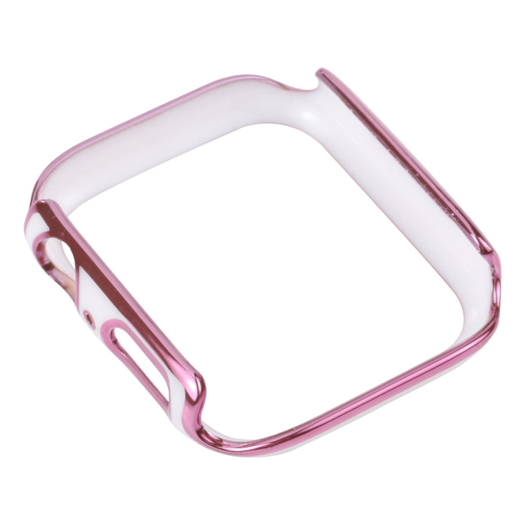 Ốp bảo vệ đồng hồ PC mạ điện hai màu, Dành cho Apple Watch Series 6 / 5 / 4 / Watch SE 44mm, Dành cho Apple Watch Series 3 & 2 & 1 42mm, Dành cho Apple Watch Series 6 / 5 / 4 / Watch SE 40mm
