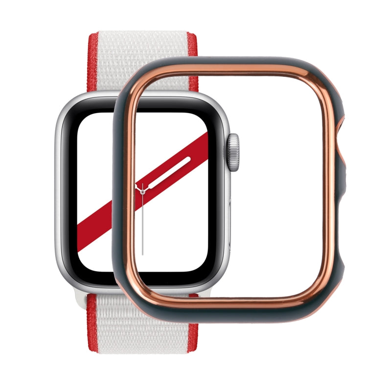 Ốp bảo vệ đồng hồ PC mạ điện hai màu, Dành cho Apple Watch Series 6 / 5 / 4 / Watch SE 44mm, Dành cho Apple Watch Series 3 & 2 & 1 42mm, Dành cho Apple Watch Series 6 / 5 / 4 / Watch SE 40mm