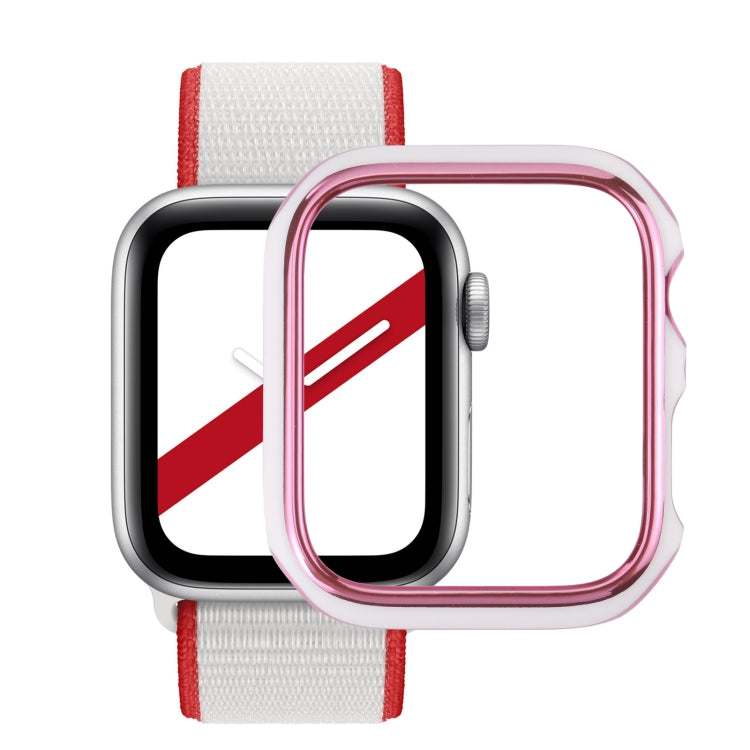 Ốp bảo vệ đồng hồ PC mạ điện hai màu, Dành cho Apple Watch Series 6 / 5 / 4 / Watch SE 44mm, Dành cho Apple Watch Series 3 & 2 & 1 42mm, Dành cho Apple Watch Series 6 / 5 / 4 / Watch SE 40mm