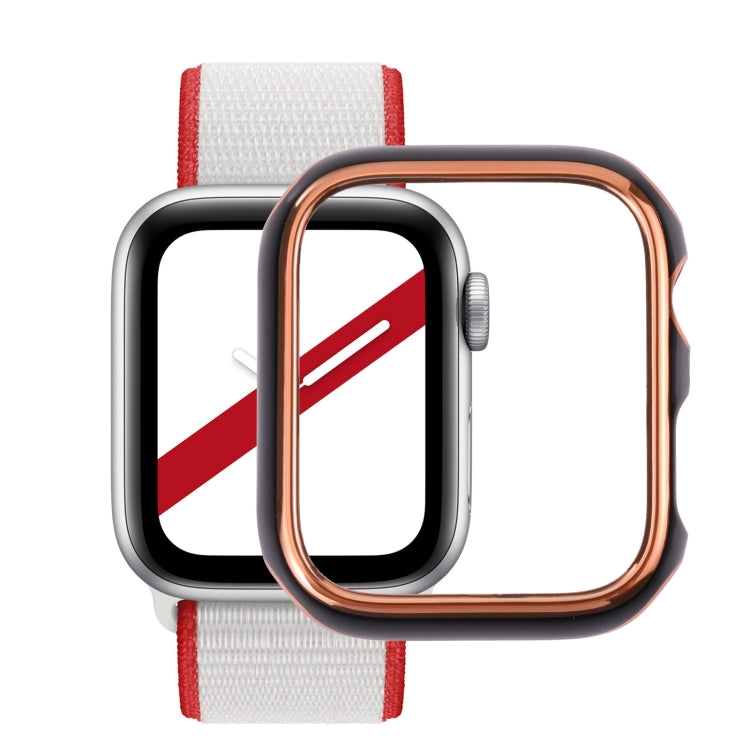 Ốp bảo vệ đồng hồ PC mạ điện hai màu, Dành cho Apple Watch Series 6 / 5 / 4 / Watch SE 44mm, Dành cho Apple Watch Series 3 & 2 & 1 42mm, Dành cho Apple Watch Series 6 / 5 / 4 / Watch SE 40mm