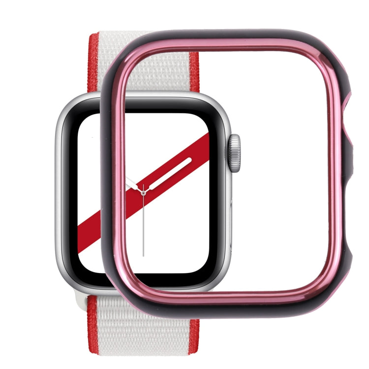 Ốp bảo vệ đồng hồ PC mạ điện hai màu, Dành cho Apple Watch Series 6 / 5 / 4 / Watch SE 44mm, Dành cho Apple Watch Series 3 & 2 & 1 42mm, Dành cho Apple Watch Series 6 / 5 / 4 / Watch SE 40mm