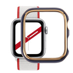Ốp bảo vệ đồng hồ PC mạ điện hai màu, Dành cho Apple Watch Series 6 / 5 / 4 / Watch SE 44mm, Dành cho Apple Watch Series 3 & 2 & 1 42mm, Dành cho Apple Watch Series 6 / 5 / 4 / Watch SE 40mm