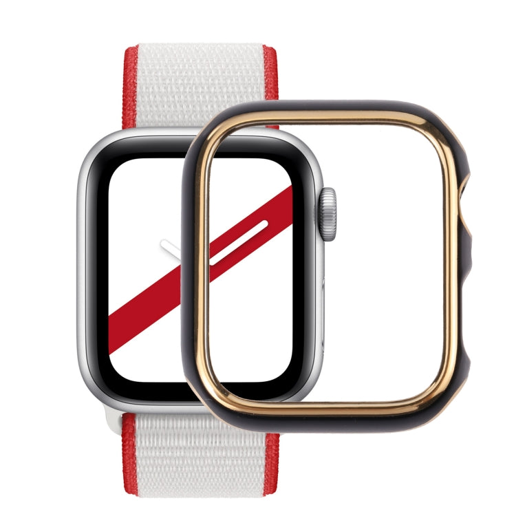 Ốp bảo vệ đồng hồ PC mạ điện hai màu, Dành cho Apple Watch Series 6 / 5 / 4 / Watch SE 44mm, Dành cho Apple Watch Series 3 & 2 & 1 42mm, Dành cho Apple Watch Series 6 / 5 / 4 / Watch SE 40mm