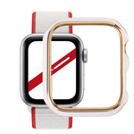 Ốp bảo vệ đồng hồ PC mạ điện hai màu, Dành cho Apple Watch Series 6 / 5 / 4 / Watch SE 44mm, Dành cho Apple Watch Series 3 & 2 & 1 42mm, Dành cho Apple Watch Series 6 / 5 / 4 / Watch SE 40mm