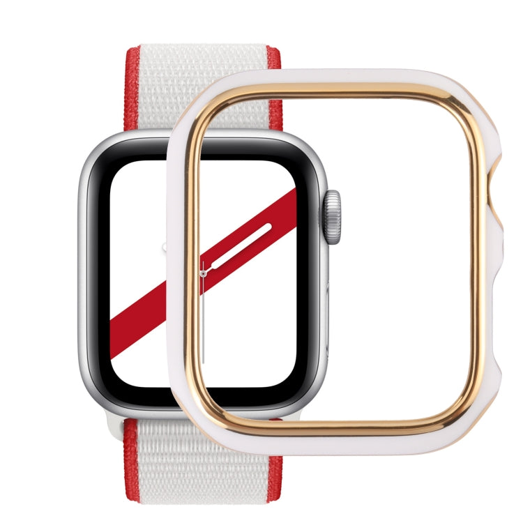 Ốp bảo vệ đồng hồ PC mạ điện hai màu, Dành cho Apple Watch Series 6 / 5 / 4 / Watch SE 44mm, Dành cho Apple Watch Series 3 & 2 & 1 42mm, Dành cho Apple Watch Series 6 / 5 / 4 / Watch SE 40mm
