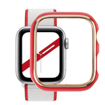 Ốp bảo vệ đồng hồ PC mạ điện hai màu, Dành cho Apple Watch Series 6 / 5 / 4 / Watch SE 44mm, Dành cho Apple Watch Series 3 & 2 & 1 42mm, Dành cho Apple Watch Series 6 / 5 / 4 / Watch SE 40mm