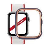 Dual-color Electroplating PC Protective Watch Case, For Apple Watch Series 3 & 2 & 1 38mm