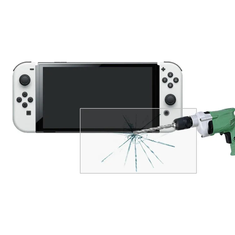 Miếng dán kính cường lực 0.26mm 9H 2.5D cho Nintendo Switch OLED (1 cái)
