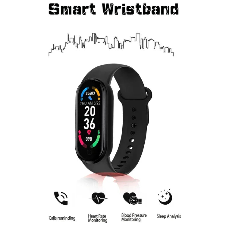 Vòng đeo tay thông minh thể thao 1M7, Hỗ trợ theo dõi nhịp tim & huyết áp & giấc ngủ & nhắc nhở ngồi lâu, Sạc tuyến tính, Sạc từ tính