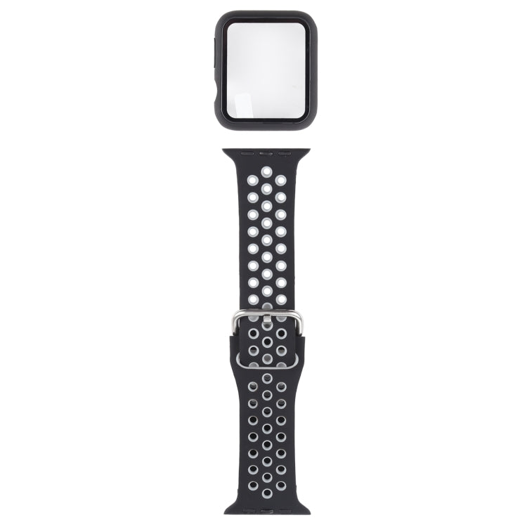 Bộ dây đồng hồ thay thế silicone + ốp bảo vệ kèm miếng dán màn hình cho Apple Watch Series, 3 & 2 & 1 38mm, Dành cho Apple Watch Series 6 / 5 / 4 / Watch SE 40mm