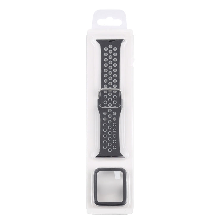 Bộ dây đồng hồ thay thế silicone + ốp bảo vệ kèm miếng dán màn hình cho Apple Watch Series, 3 & 2 & 1 38mm, Dành cho Apple Watch Series 6 / 5 / 4 / Watch SE 40mm