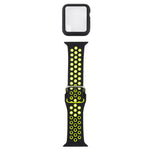 Bộ dây đồng hồ thay thế silicone + ốp bảo vệ kèm miếng dán màn hình cho Apple Watch Series, 3 & 2 & 1 38mm, Dành cho Apple Watch Series 6 / 5 / 4 / Watch SE 40mm