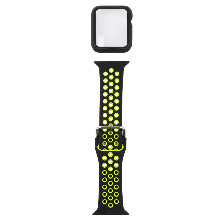 Bộ dây đồng hồ thay thế silicone + ốp bảo vệ kèm miếng dán màn hình cho Apple Watch Series, 3 & 2 & 1 38mm, Dành cho Apple Watch Series 6 / 5 / 4 / Watch SE 40mm